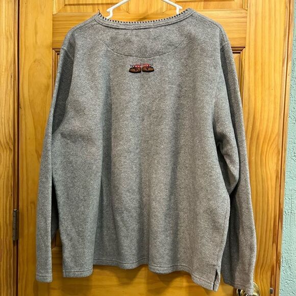 Stephanie Roger’s plus size 2X vintage gray snowman sweatshirt - Picture 5 of 6